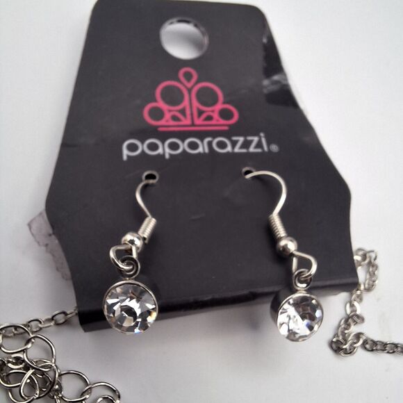 NWT Paparazzi Letters of Love Necklace & Earrings -  I 🤍 U - 32"  + 2.5" - Picture 5 of 8